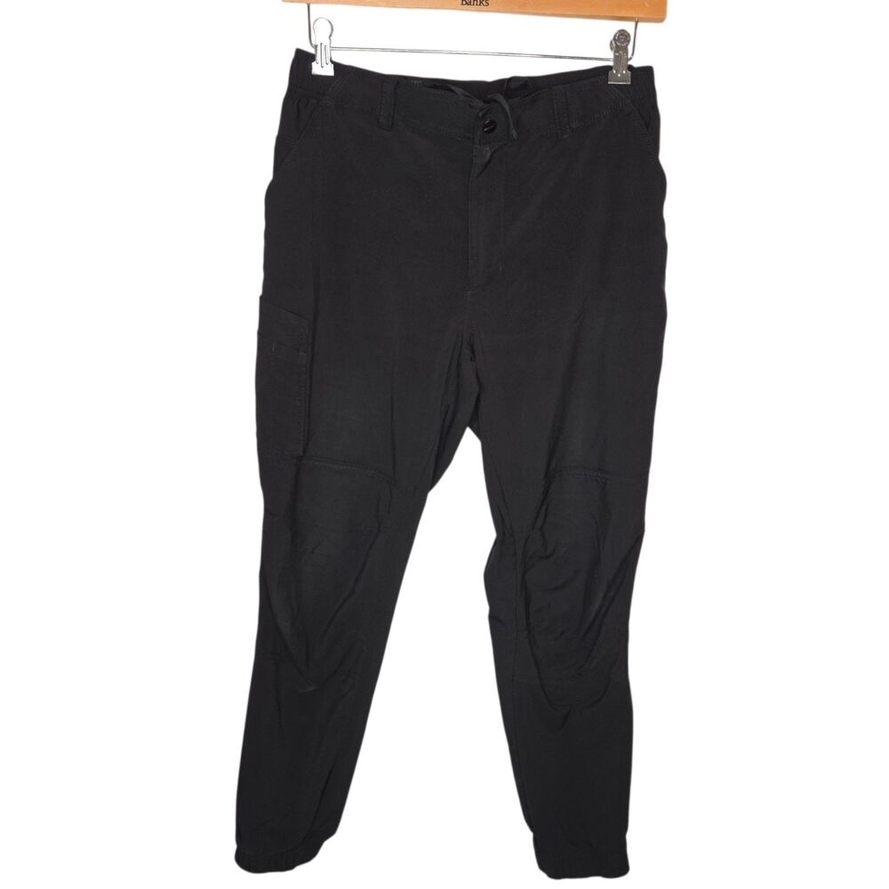 Carhartt Force Women's Black Cargo Jogger Scrub Pants, Size Medium